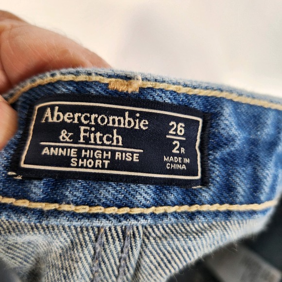 Abercrombie & Fitch Annie High Rise Floral Embroidered Shorts Womens 26/2 - Picture 4 of 7